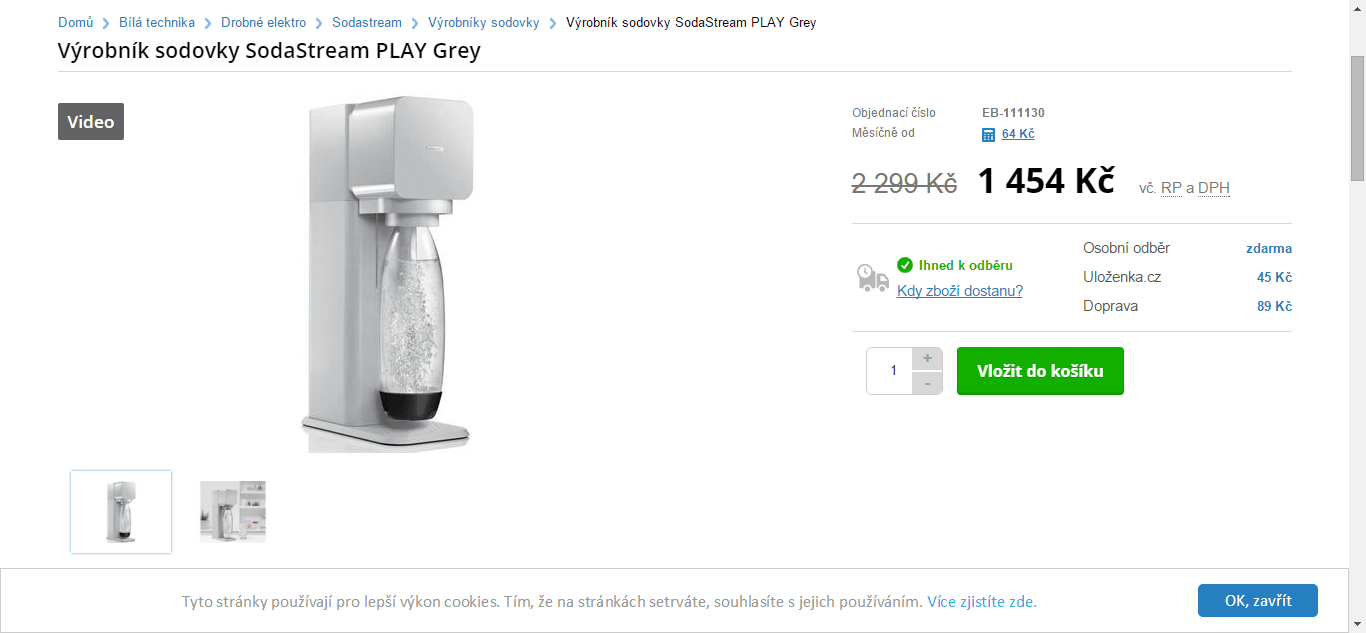 SodaStream PLAY Grey