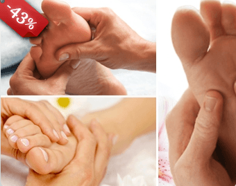 Uvolňovací a reflexní masáž chodidel