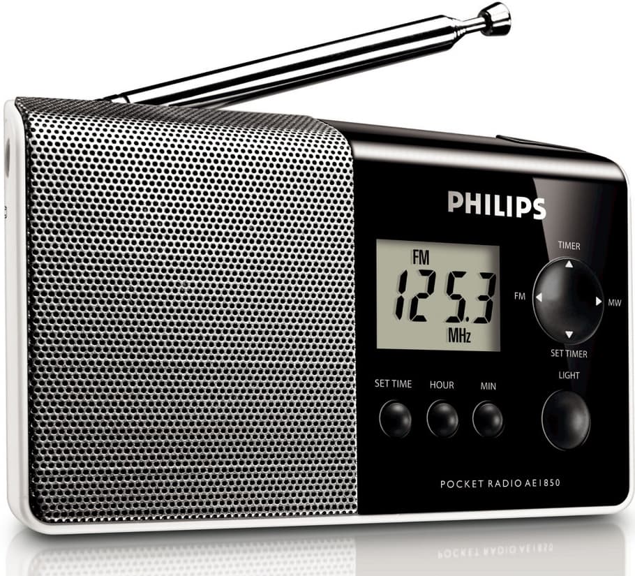 Rádio, budík, hodiny Philips
