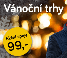 Na vánoční trhy vlakem - super cena