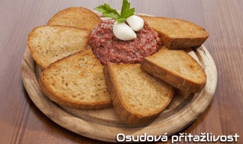 200gramový tatarák s 10 topinkami