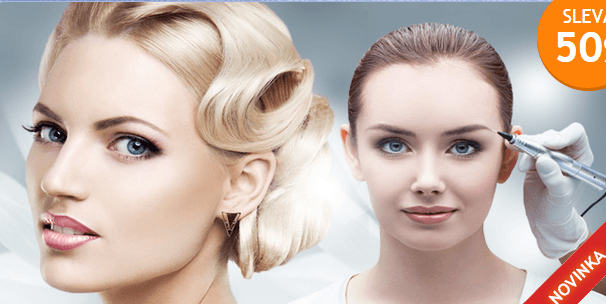Permanentní make up horních i dolních očních linek