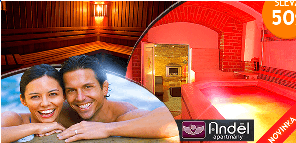 Vířivka a sauna pro 2 osoby na 90 minut