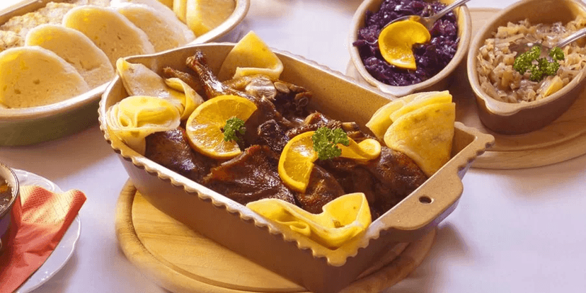 3chodové menu s kachnou pro dva
