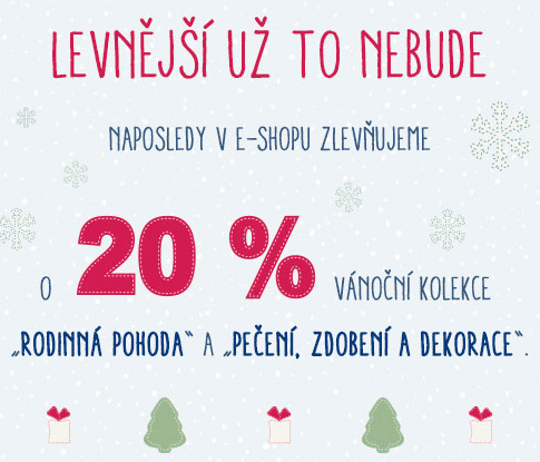 Sleva 20% plus slevový kód