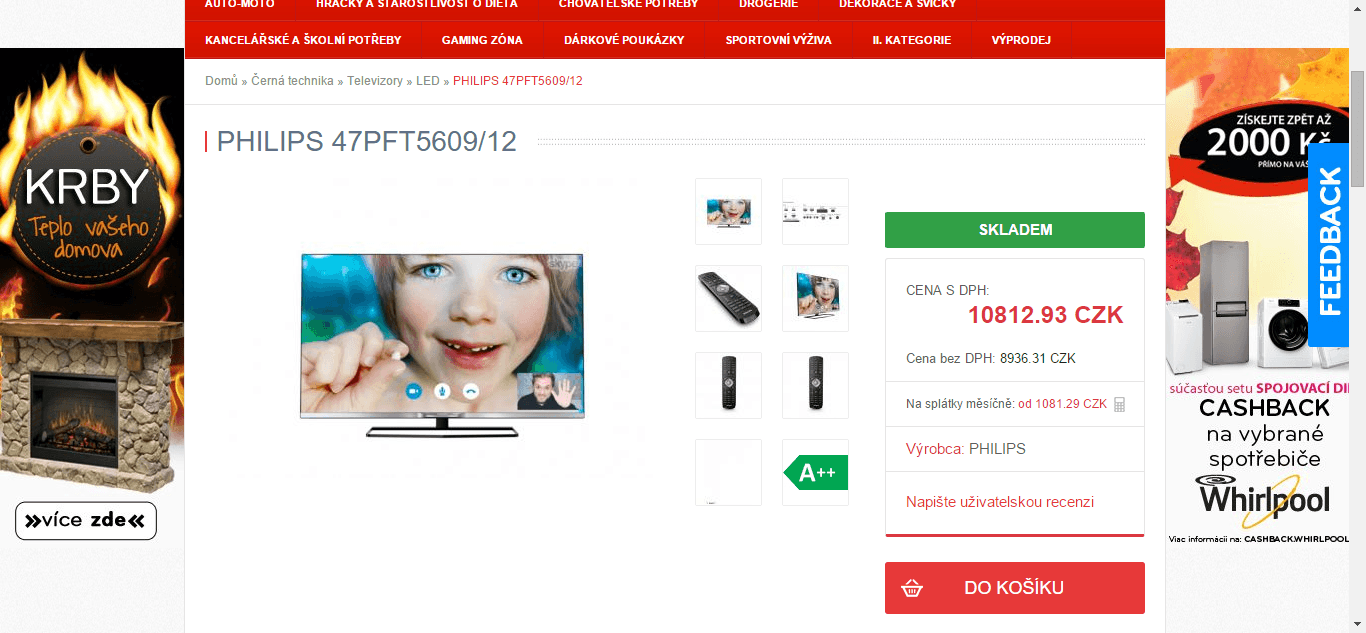 Full HD, Smart TV, 119 cm, Philips