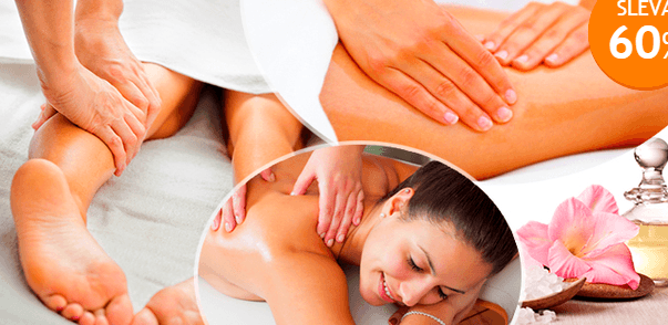 60minutová relaxační masáž celého těla 