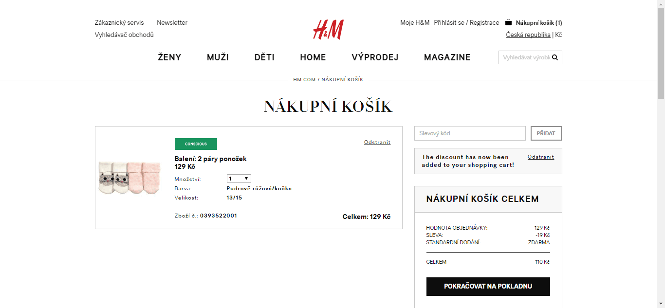 Doprava zdarma + 15% sleva na vše