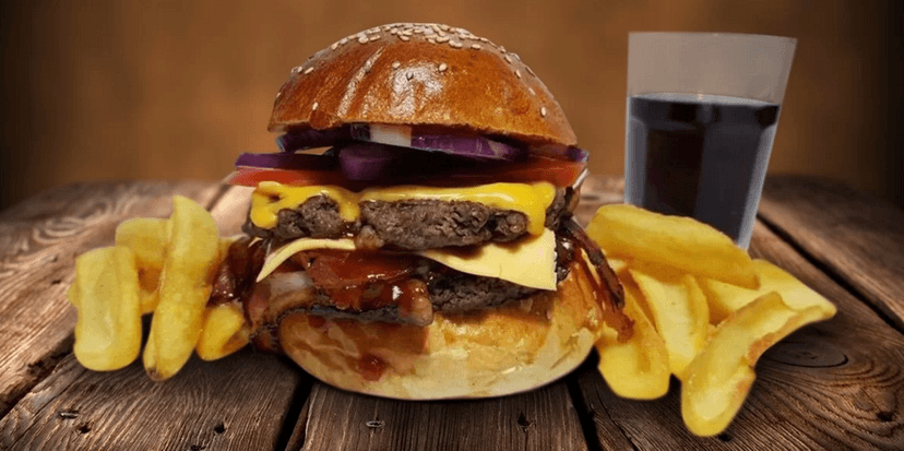 ack Daniel's burger s 300 g hovězího(Litoměřice)