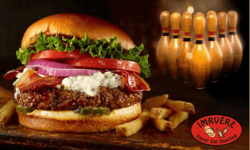 2xpořádný burger a hodina bowlingu-Frýdlant nad O.