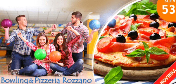 Bowling na 1 až 4 hodiny a k tomu výborná pizza