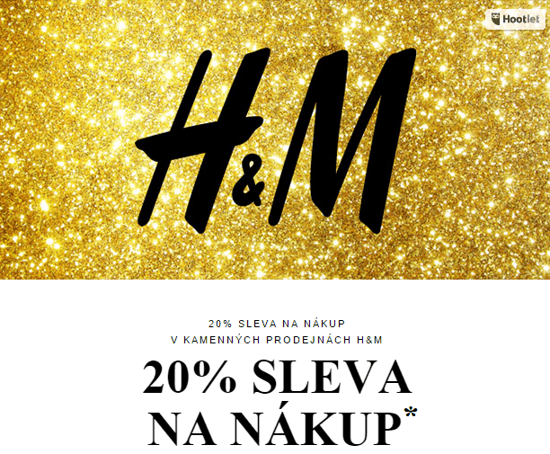 Sleva 20% na nákup v H&M