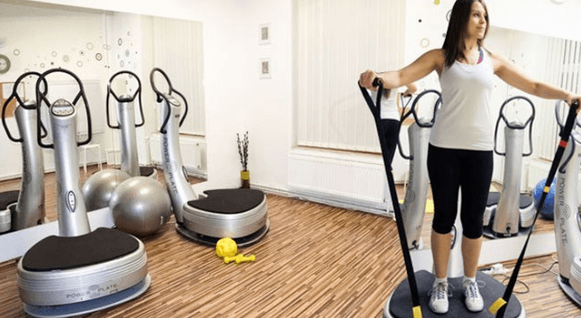 Cvičení na Power Plate