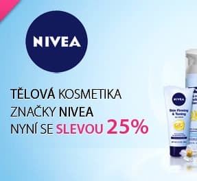 Sleva 25% na vše od Nivea