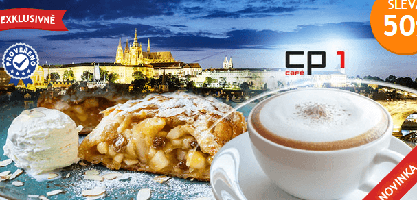 2x jablečný závin + 2x capuccino 