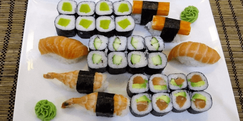 Velké sushi menu v Sushi Miomi