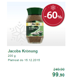 Krönung Jacobs 200 gramů