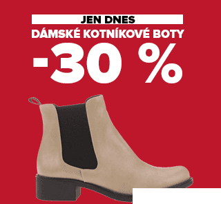 Sleva 30% na boty