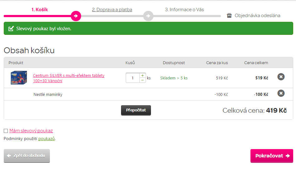Centrum Silver 130 tablet nejlevněji