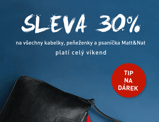 Sleva na vše od Matt&Nat