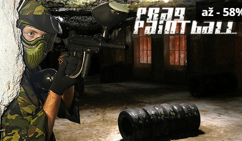 Paintball bitva v indoor aréně