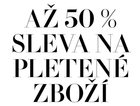 H&M - sleva až 50% na pletené zboží