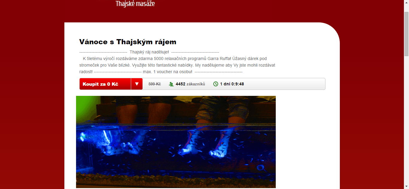 25 minut Garra Ruffa zdarma!