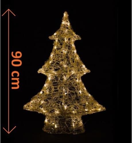 Vánoční stromek, 120 LED, 90 cm