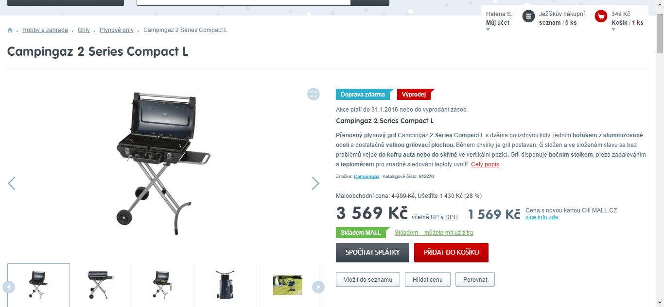 Gril Campingaz 2 Series Compact L