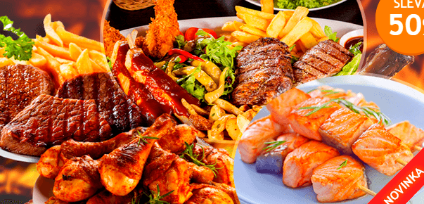 GRILL MIX s lososem pro 2 