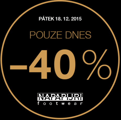Sleva 40% na boty Napapijri