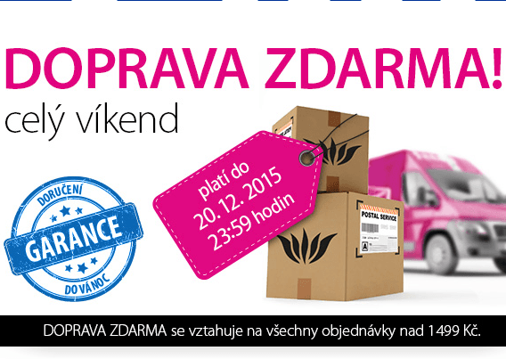 Doprava zdarma na nákup nad 1499