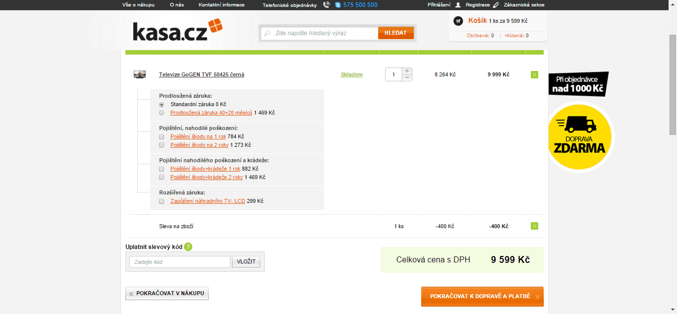 Full HD, LED TV, 127 cm, GoGen