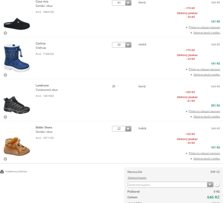 Deichmann - sleva 50% na druhý produkt