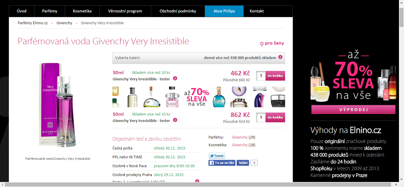 Givenchy Very Irresistible 30 ml - tester