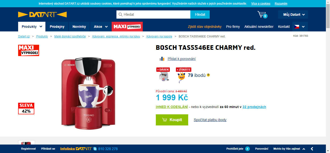 Espresso BOSCH Tassimo