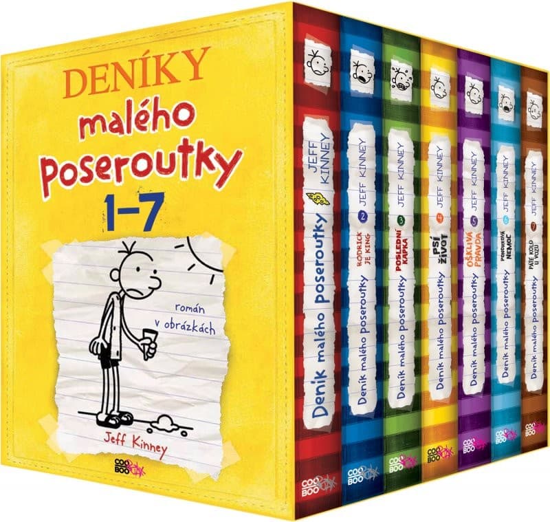 Deník malého poseroutky BOX 1-7 nejlevněji