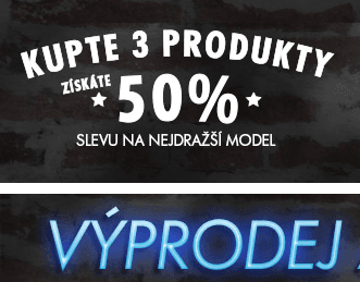 Sleva 50% na nejdražší kousek v košíku