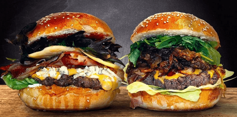2 poctivé domácí burgery z Cool burger(Litoměřice)