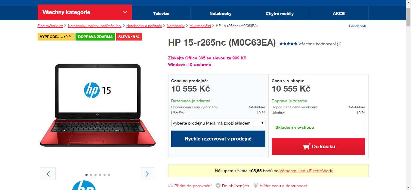 HP, i3, 4GB RAM, 1GB nVidia, 15,6"