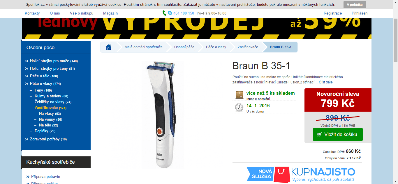 Zastřihovač Braun Cruzer5 Body wet&dry