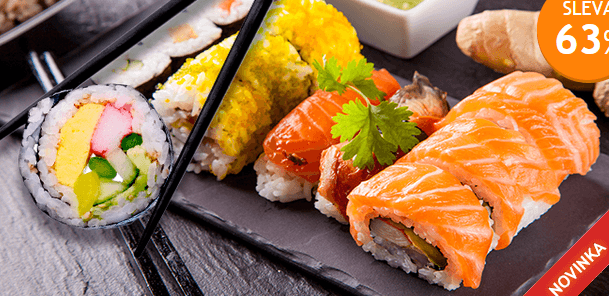 Lahodná asijská pochoutka SUSHI