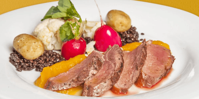 6chodové menu restaurantu v El Cid La Provence