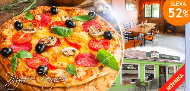 Lahodná maxi pizza o průměru 38 cm