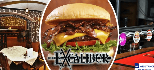 2x mega bacon burger hranolky a tatarská omáčka