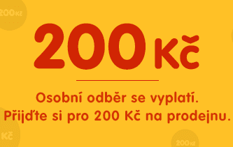 Sleva 200 korun na další nákup