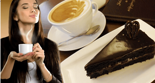 Cappuccino + čokoládový dort  