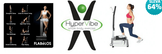 200 minut na vibrační plošinu Flabeos či HyperVibe