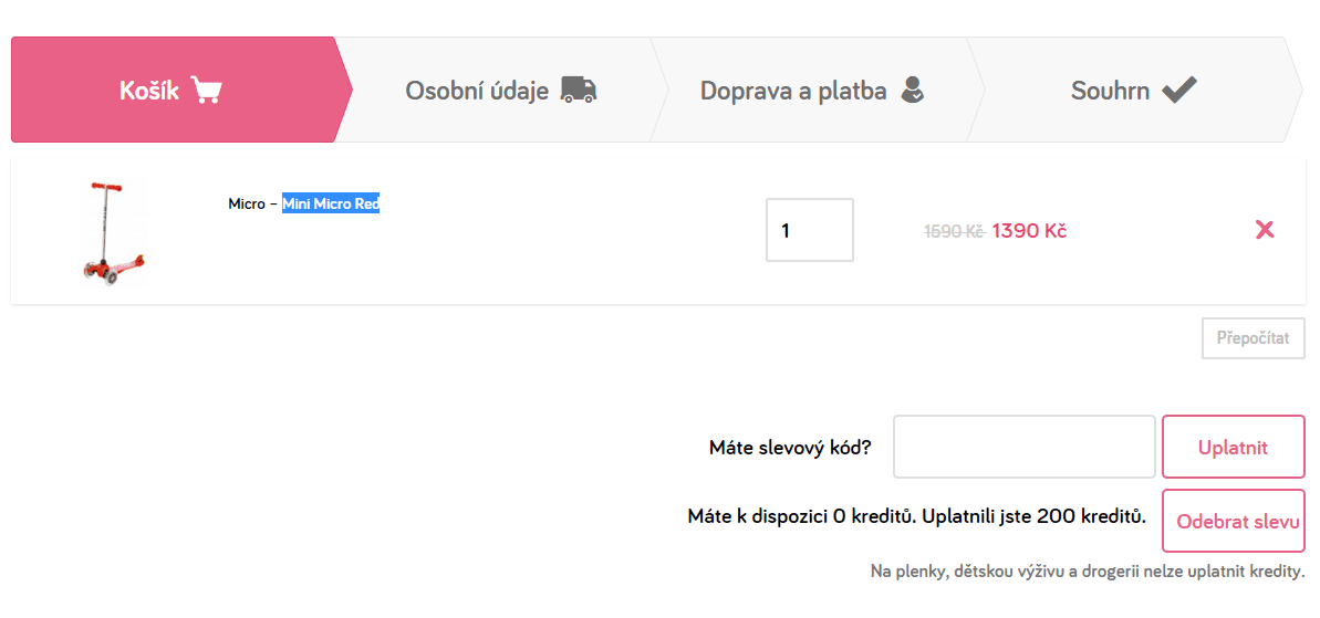 Dětské koloběžky Micro nejlevněji + kód