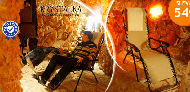 45min. vstup do solné jeskyně Krystalka